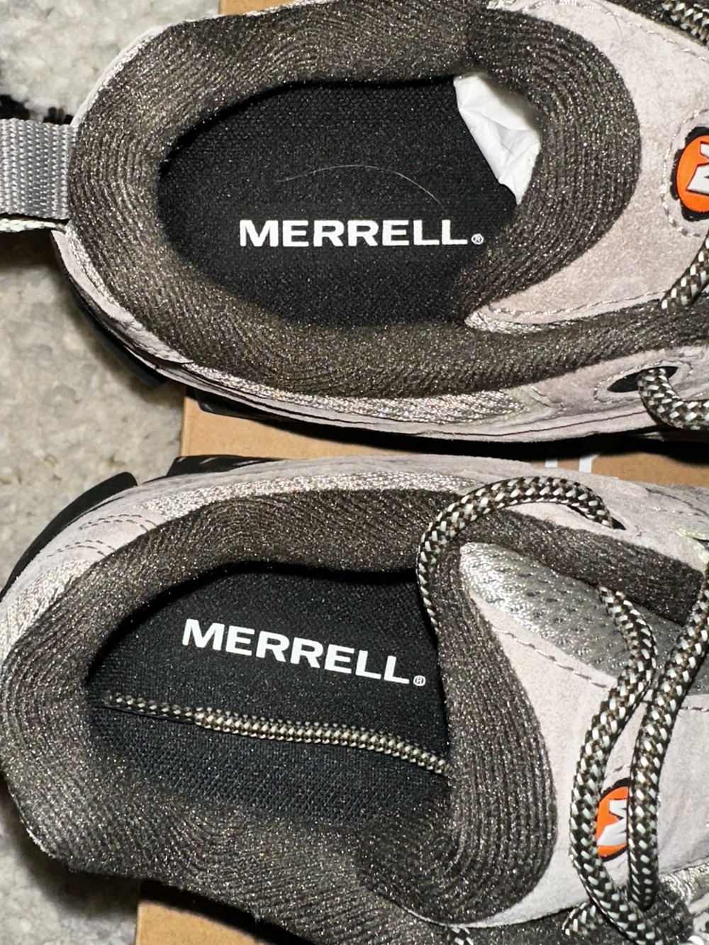 NIB Merrell Women's Moab 3 Waterproof Hiking Shoes Sz 8.5 BRINDLE/TEA - Picture 6 of 13